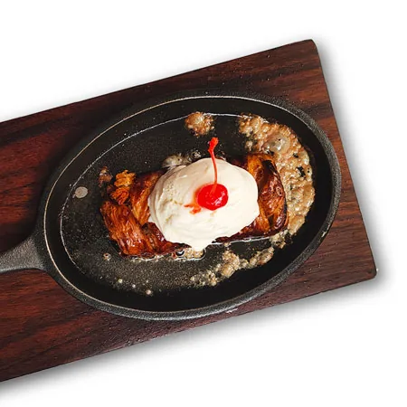 Strudel de Manzana con Helado